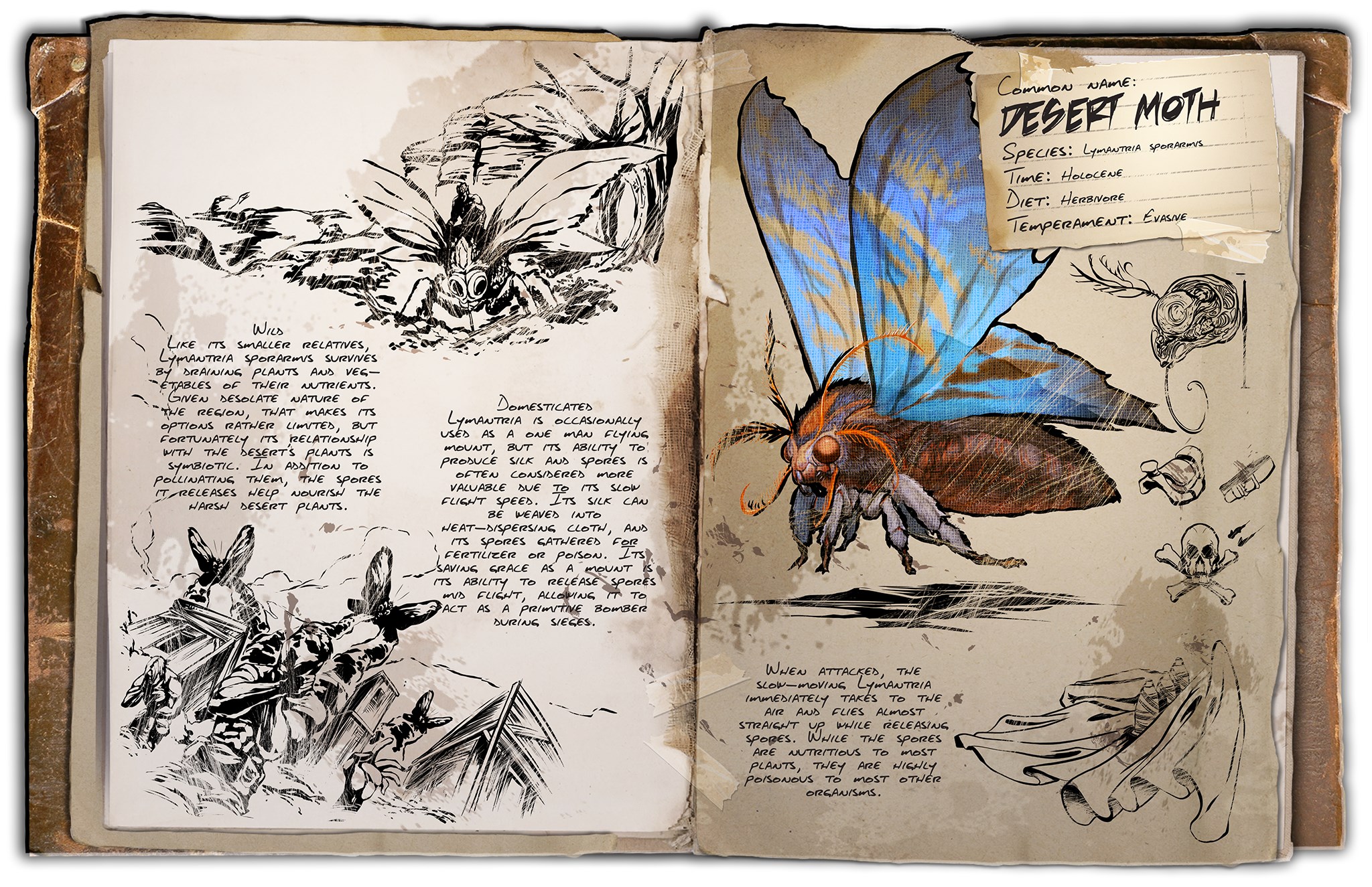 Dino Dossier: Lymantria / Desert Moth - ARK: Survival Evolved